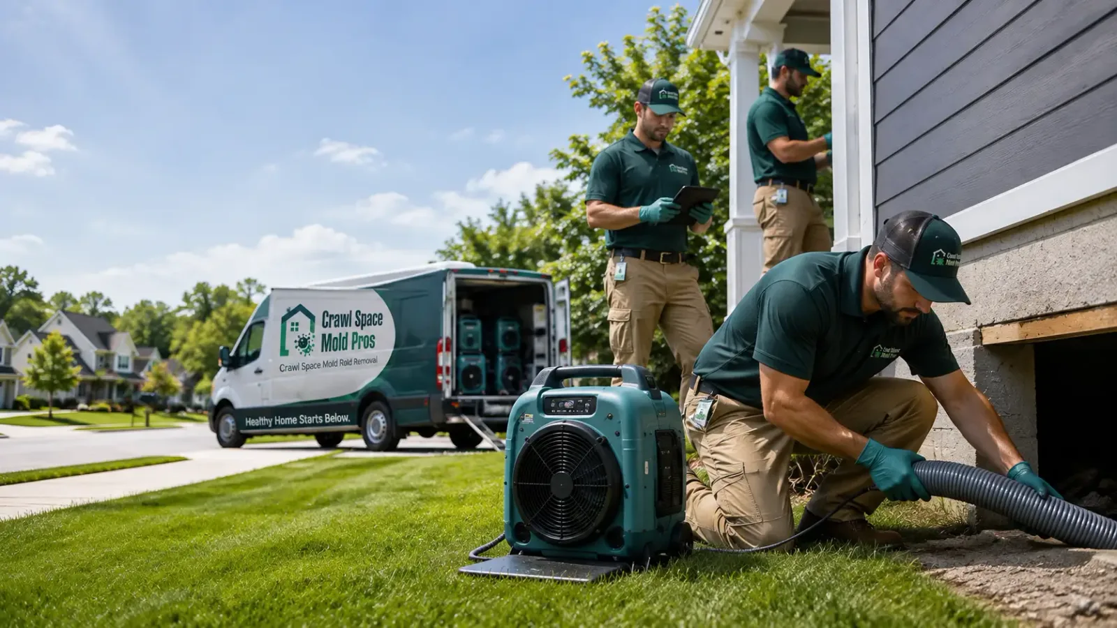 Crawl Space Mold Removal in Rhinebeck, NY